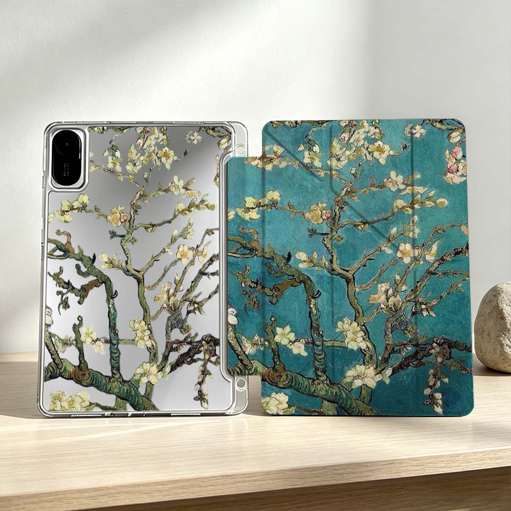 Poco Tablet Accessories - Wzór z motywem kwiatów moreli do
