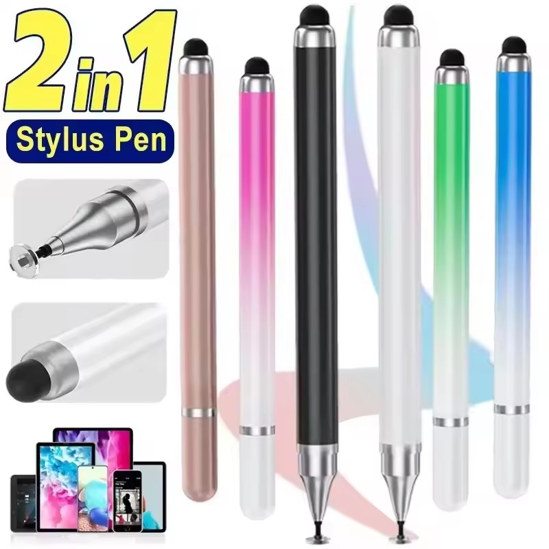 Tablet Pc Accessories - Uniwersalny rysik 2 w 1 do