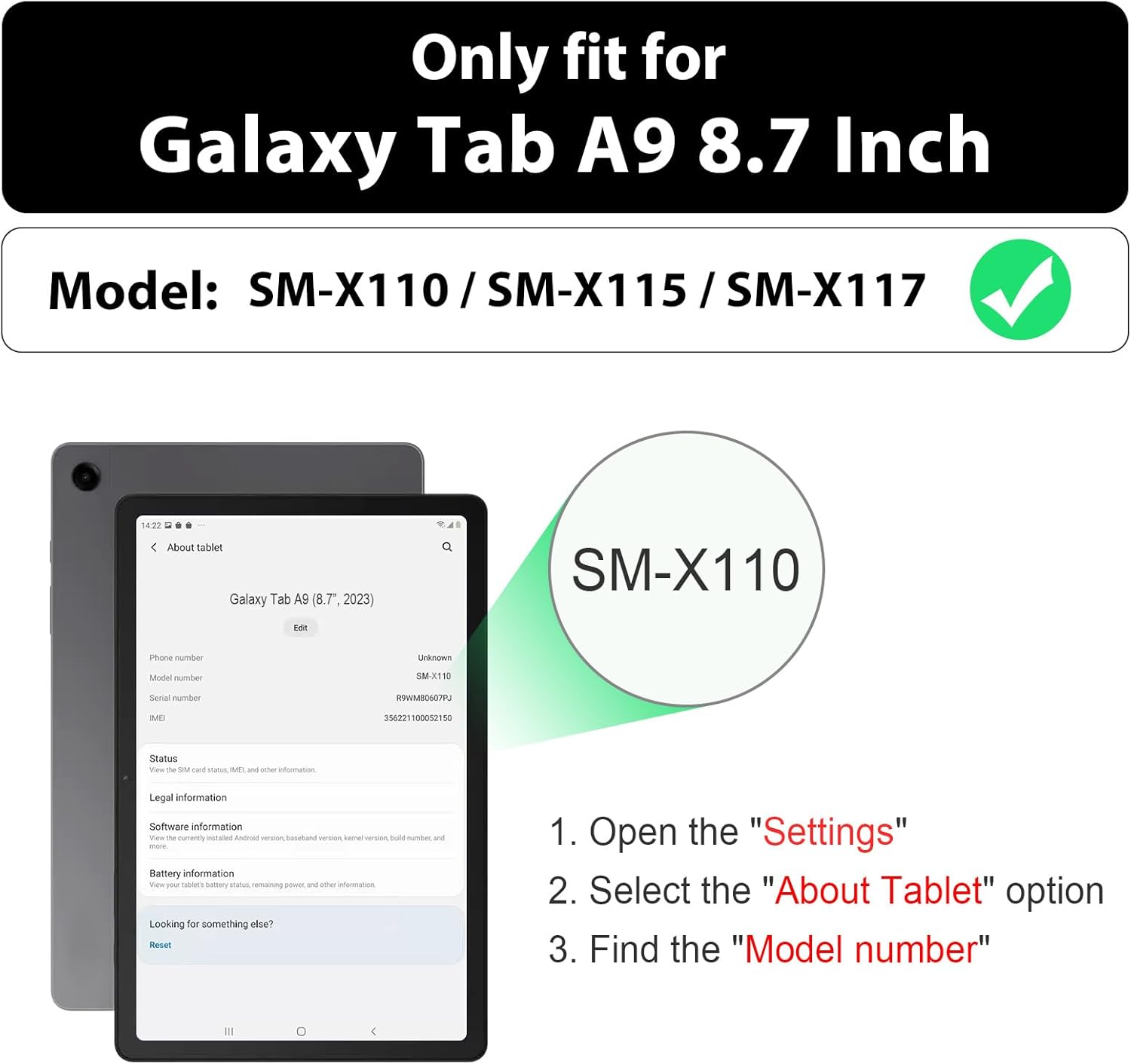Dla Samsung Galaxy Tab A9 2023 – Samsung Tablet A9 Accessories recenzja i cena